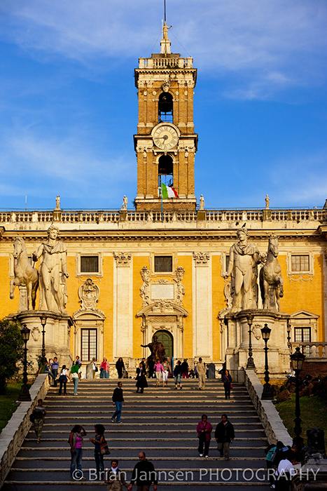 Piazza Campidoglio Cordonata Staircase Rome Italy Piazza Campidoglio Cordonata Staircase Rome Italy