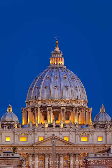 St Peters Basilica Cathedral Dome Vatican Catholic Pope St Peters Basilica Cathedral Dome Vatican Catholic Pope