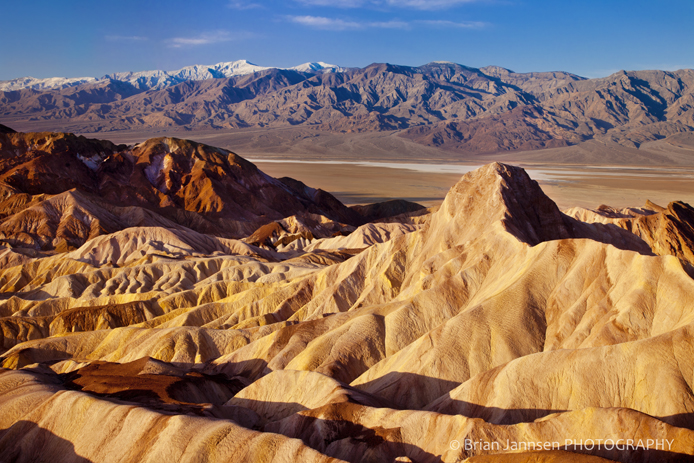 Manly Beacon Zabriski Point Death Valley California Sunrise Manly Beacon Zabriski Point Death Valley California Sunrise